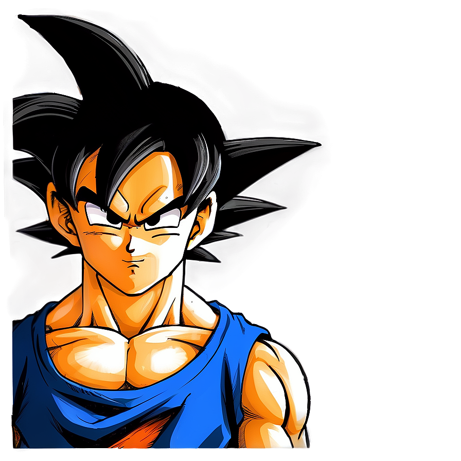 Goku Hair Sketch Png Rnk PNG image