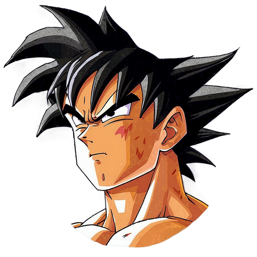 Goku Hair Style Png 06122024 PNG image