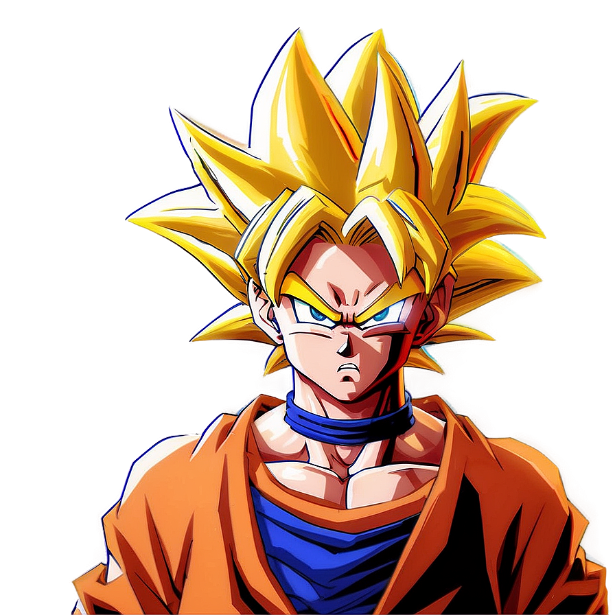 Goku In Super Saiyan 3 Form Png 06252024 PNG image