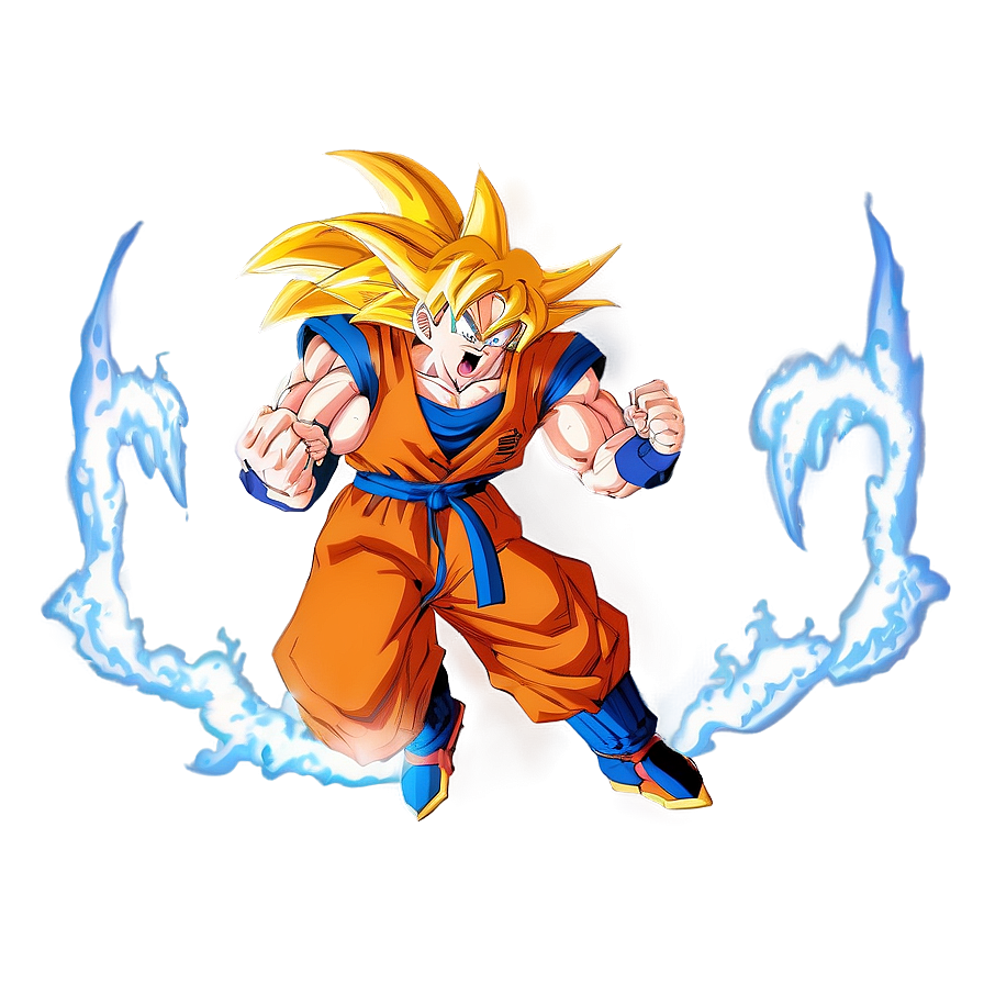 Goku Instant Transmission Pose Png Ybn PNG image