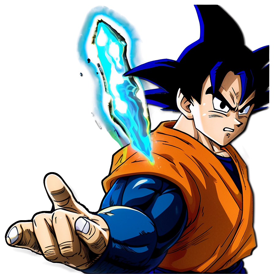 Goku Kamehameha Manga Scene Png Jjp PNG image