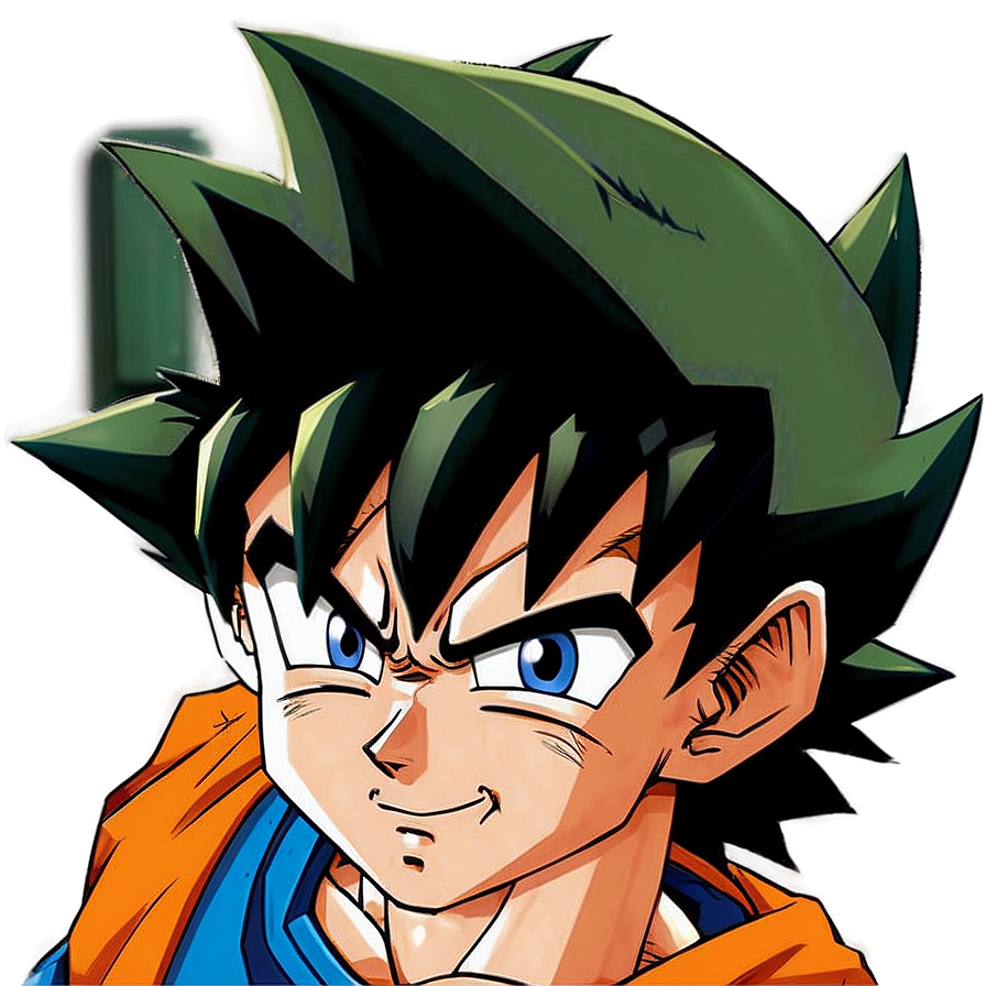 Goku Manga Casual Look Png Pqg2 PNG image