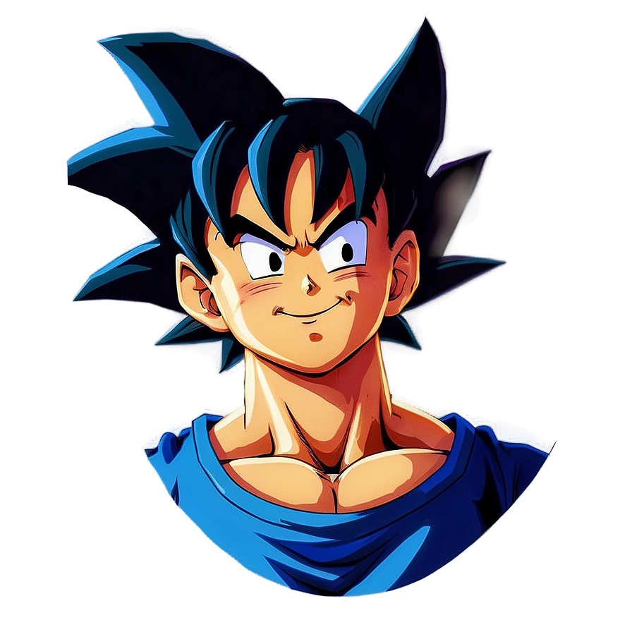 Goku Peaceful Smile Png 04292024 PNG image