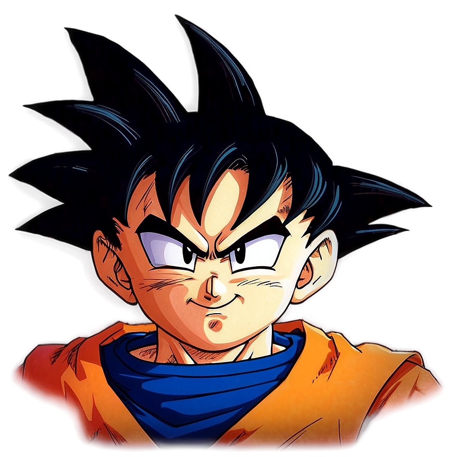 Goku Peaceful Smile Png 04292024 PNG image