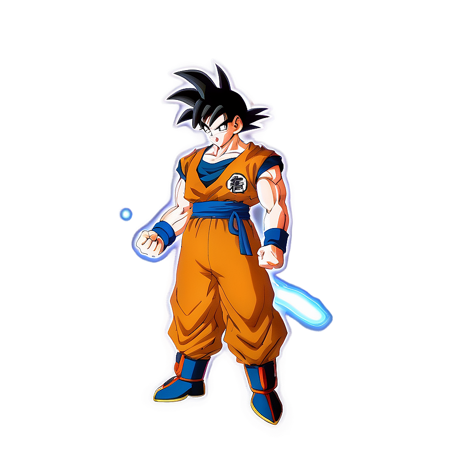 Goku Powered Up Aura Png Wvc30 PNG image