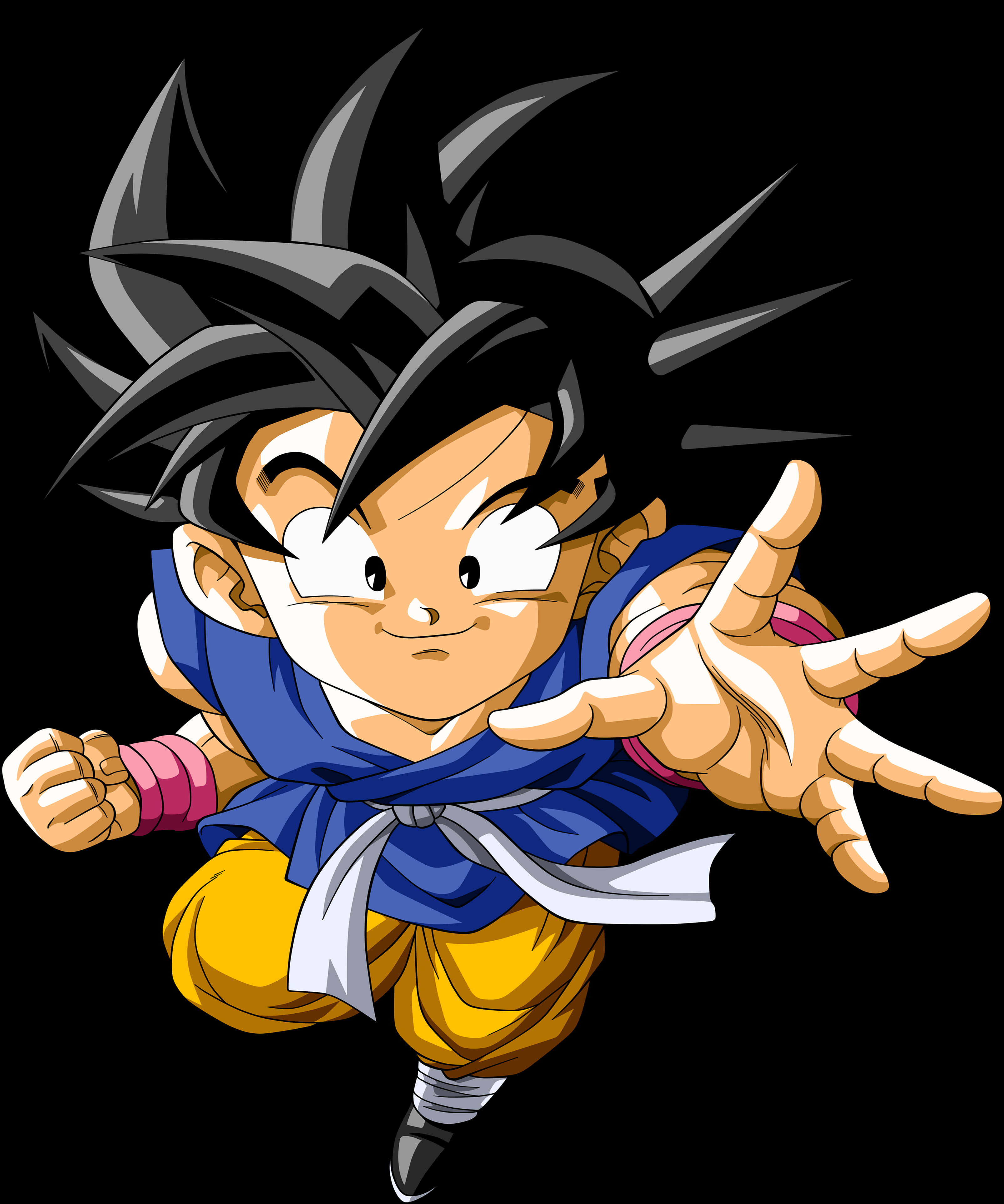 Goku Readyfor Action PNG image