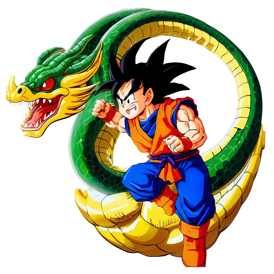 Goku Riding Shenron Png 89 PNG image