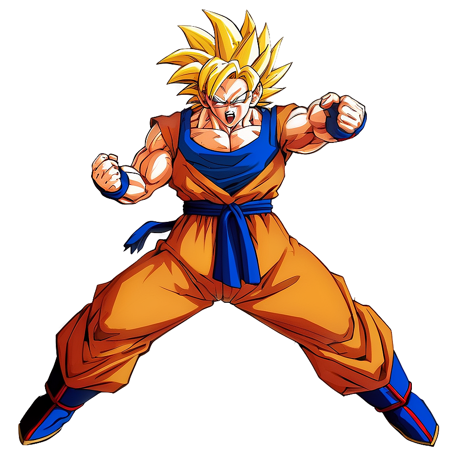 Goku's Ssj3 Moment Of Glory Png 06252024 PNG image