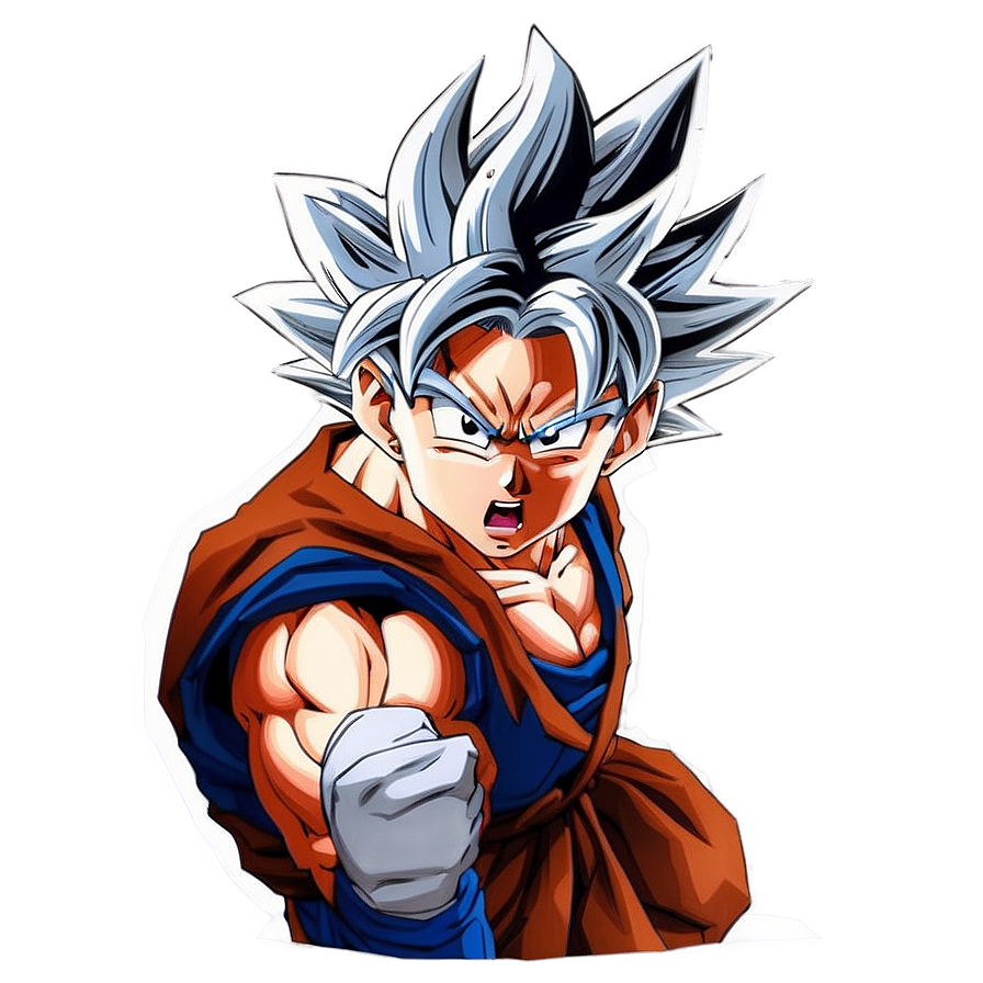 Goku's Ultra Instinct Awakening Png 40 PNG image