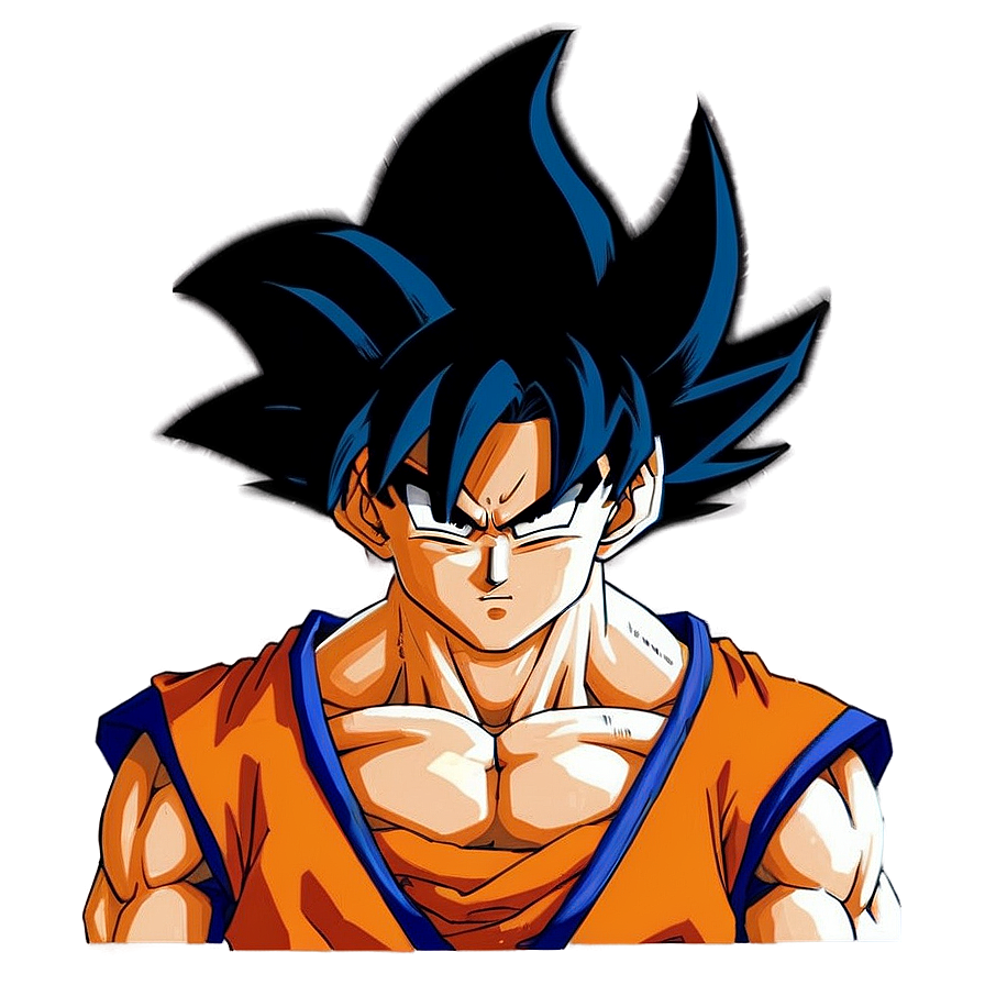 Goku Saiyan Hair Evolution Png 06122024 PNG image