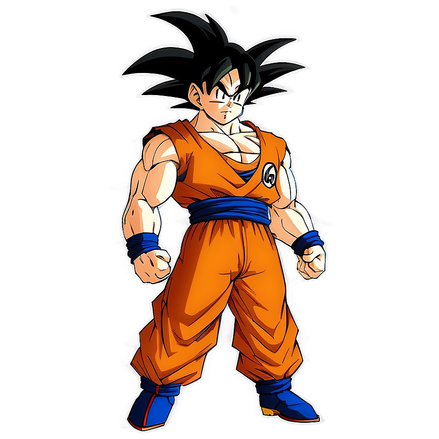 Goku Standing C PNG image