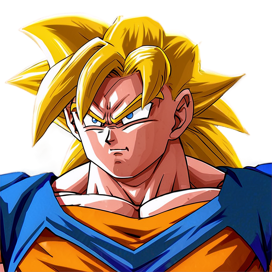 Goku Super Saiyan 3 Close-up Png 96 PNG image