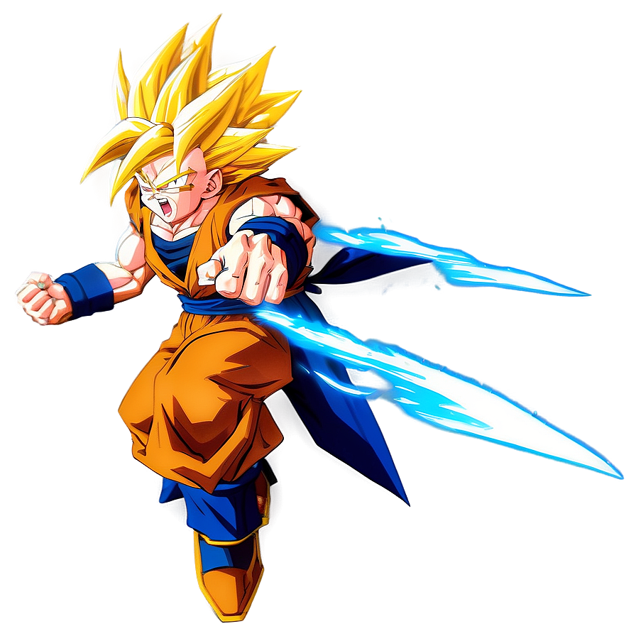 Goku Super Saiyan 3 In Battle Png Iqd39 PNG image