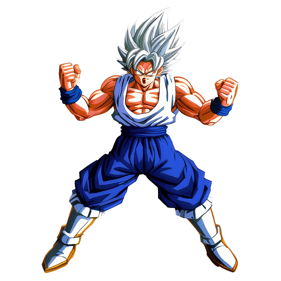 Goku Ultra Instinct Charging Ki Png Dyf28 PNG image