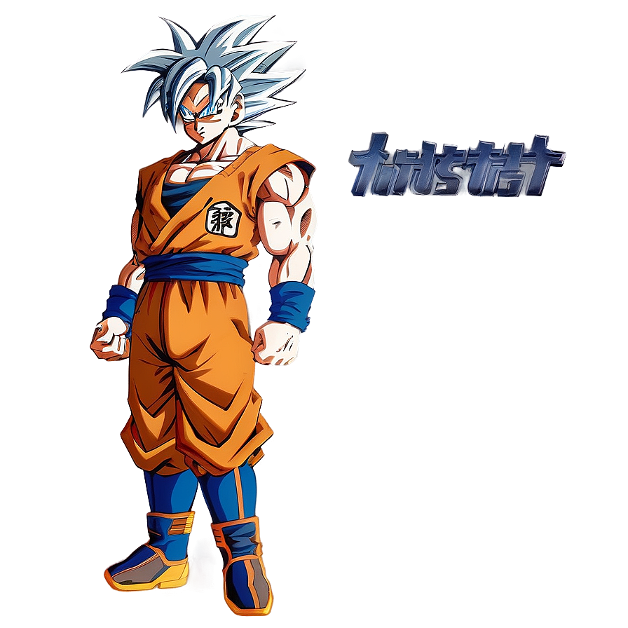 Goku Ultra Instinct Full Body Png Qkm PNG image