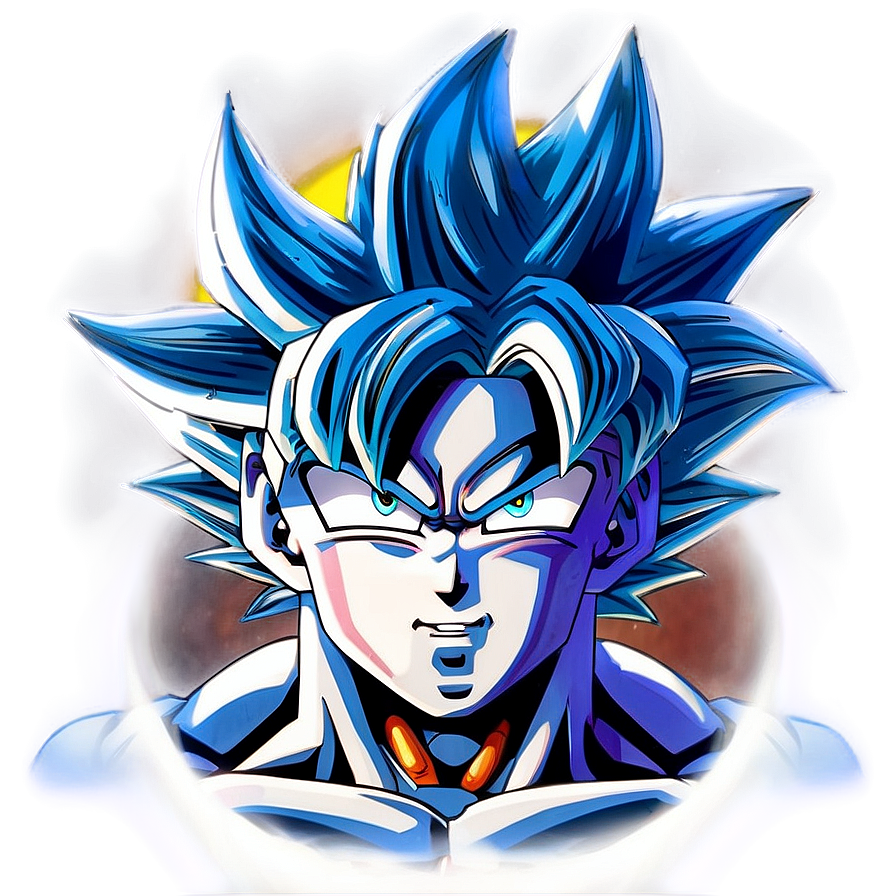 Goku Ultra Instinct Full Moon Background Png Wnh91 PNG image