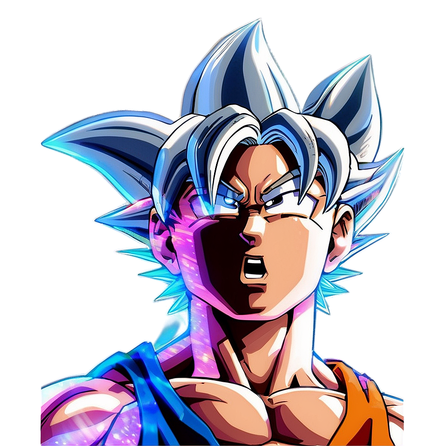 Goku Ultra Instinct Side Profile Png Fbm7 PNG image