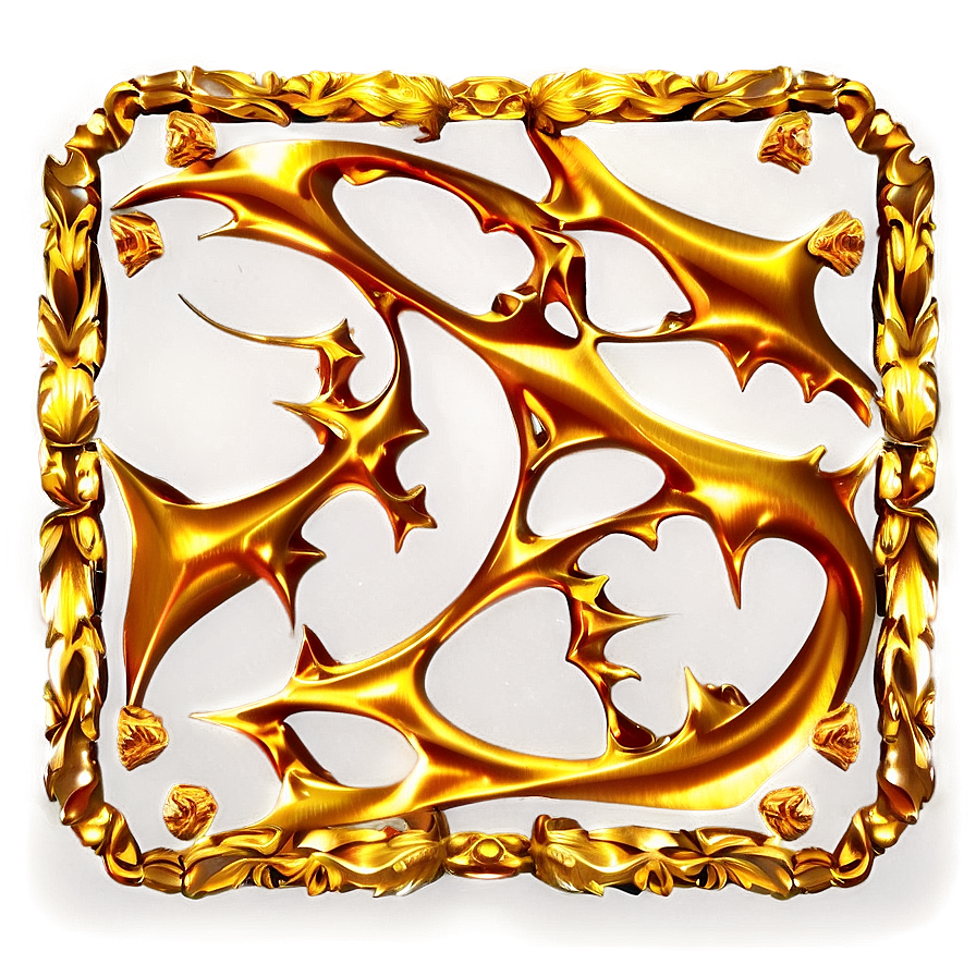 Gold Abstract Pattern Png Xbn PNG image