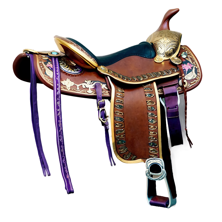 Gold Accented Saddle Png 36 PNG image