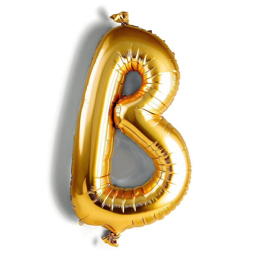 Gold Alphabet Balloons Png 05252024 PNG image