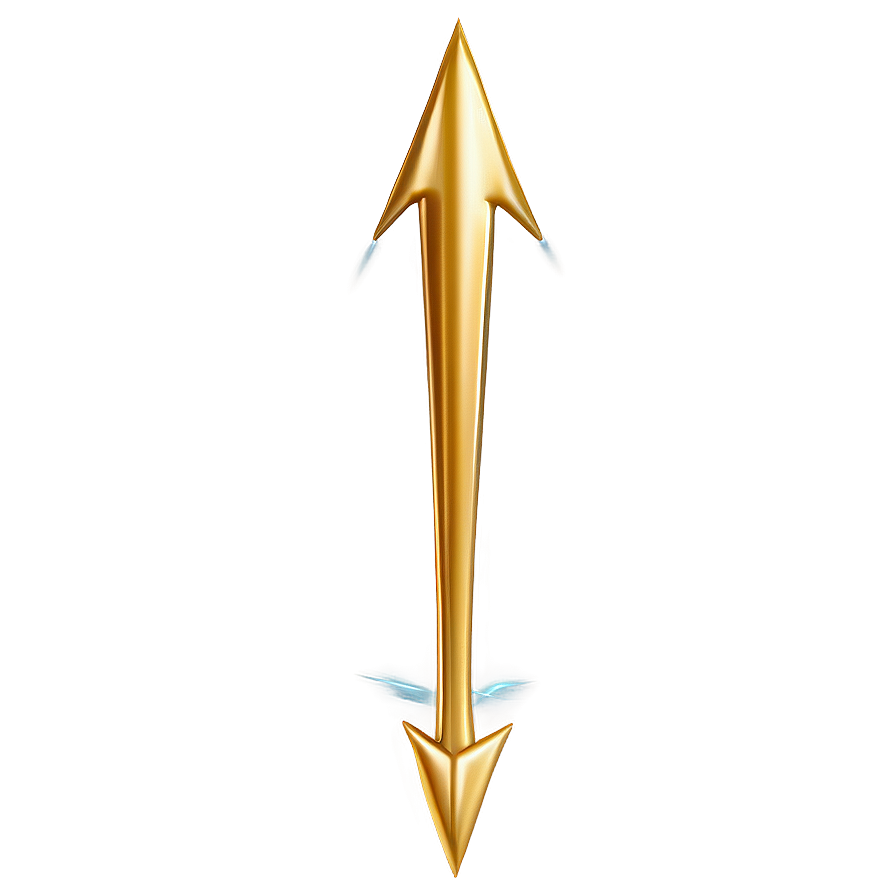 Gold Arrow For Digital Design Png Pch PNG image