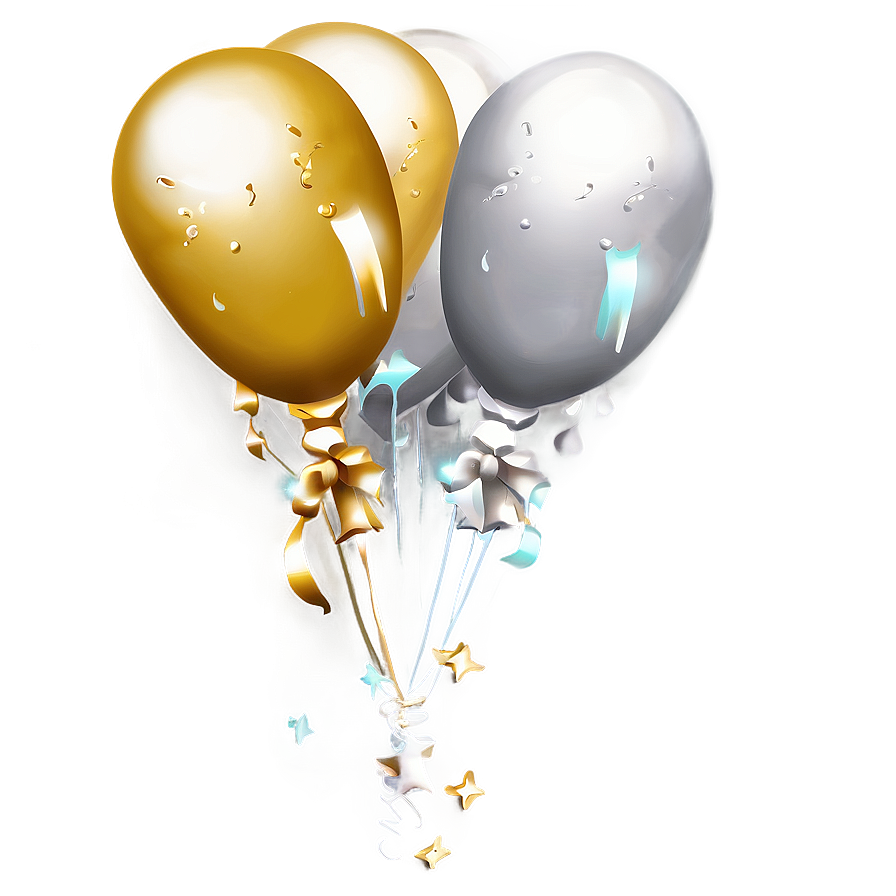 Gold Balloons Png Dnl PNG image