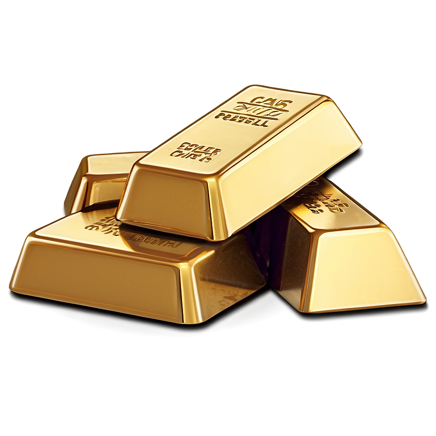 Gold Bar Pile Png 06272024 PNG image