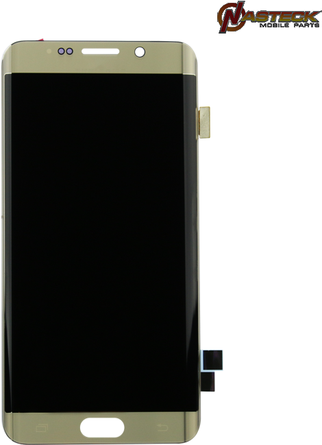 Gold Black Smartphone Display PNG image