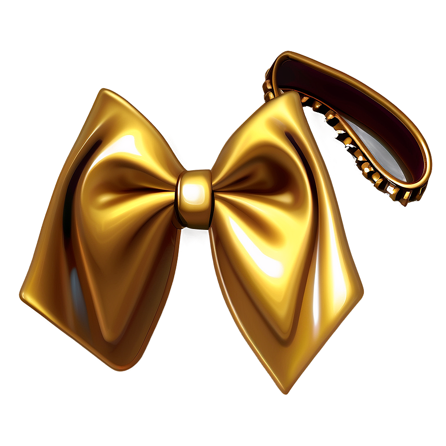 Gold Bow Tie Png 06272024 PNG image