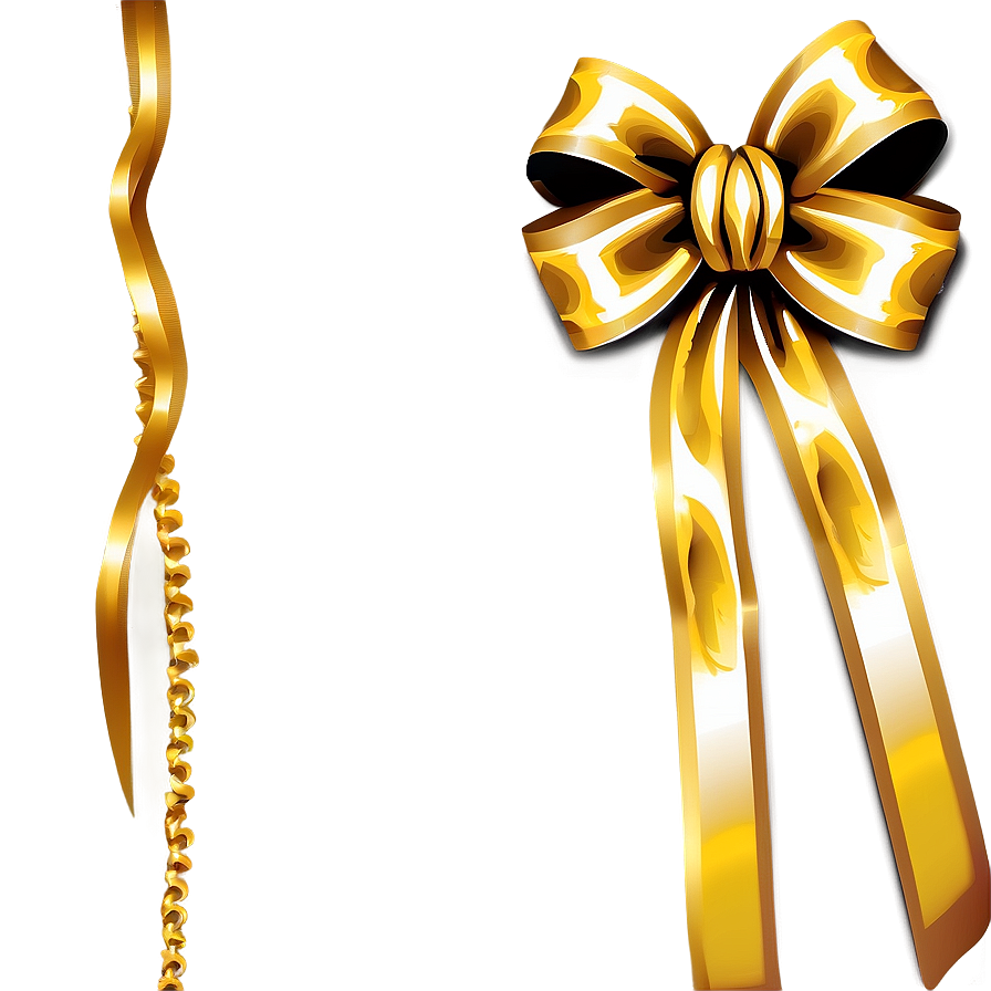 Gold Bow Vector Png 22 PNG image