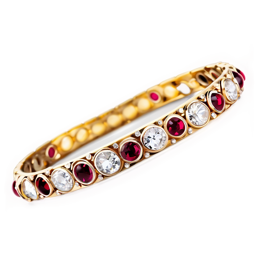 Gold Bracelet For Bridal Jewelry Png 06282024 PNG image