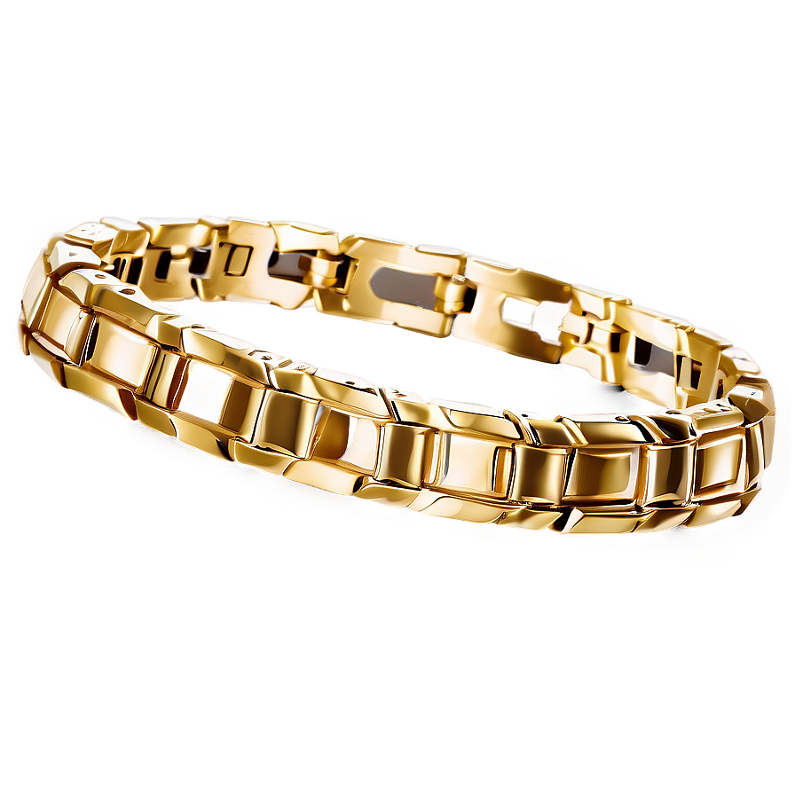 Gold Bracelet For Couples Png 06282024 PNG image