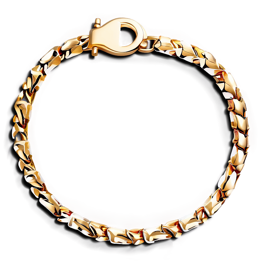 Gold Bracelet With Religious Symbols Png 06282024 PNG image