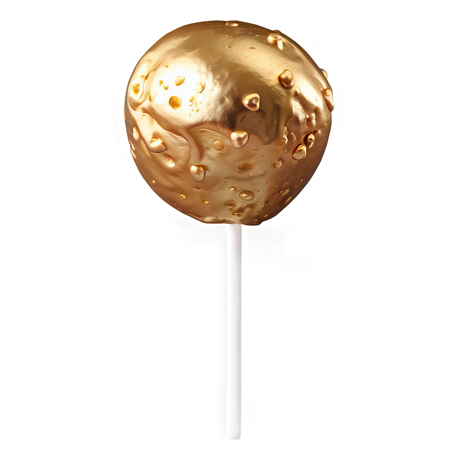 Gold Cake Pop Png 11 PNG image