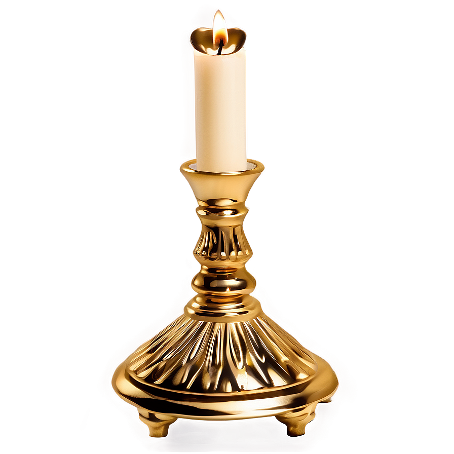 Gold Candle Holder Png Alc PNG image