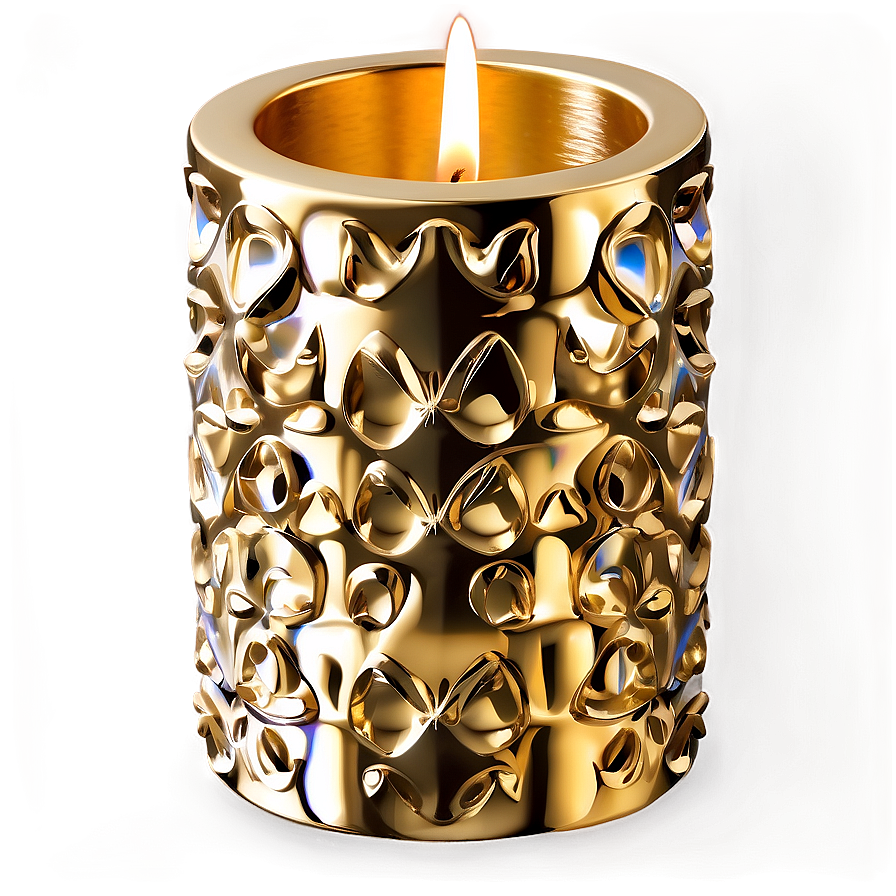 Gold Candle Holder Png Gbd PNG image