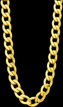 Gold Chain Black Background PNG image