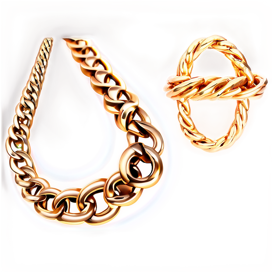 Gold Chain Craft Png Mud PNG image