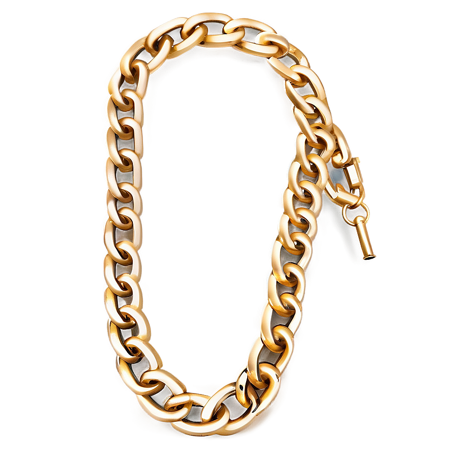 Gold Chain D PNG image