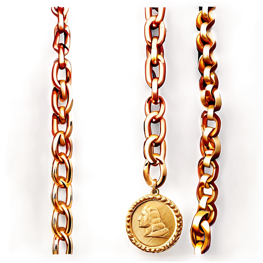 Gold Chain Set Png 25 PNG image