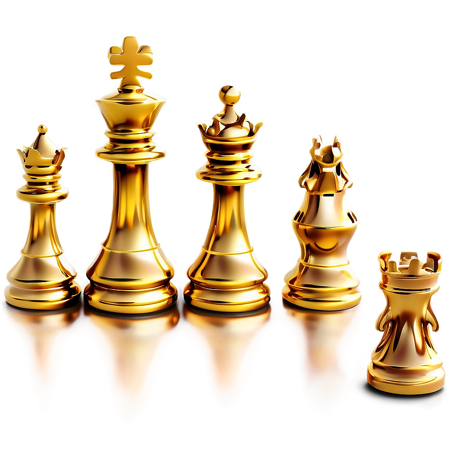 Gold Chess Piece Png 05032024 PNG image