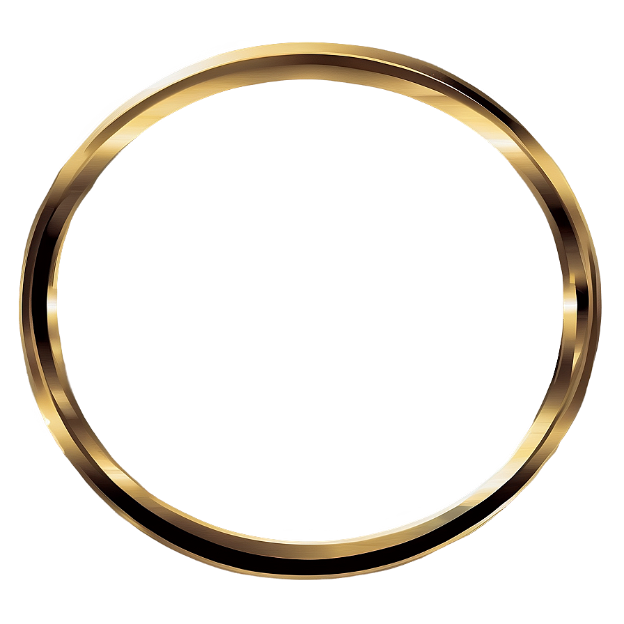 Gold Circle Frame Vector Png Gqk PNG image