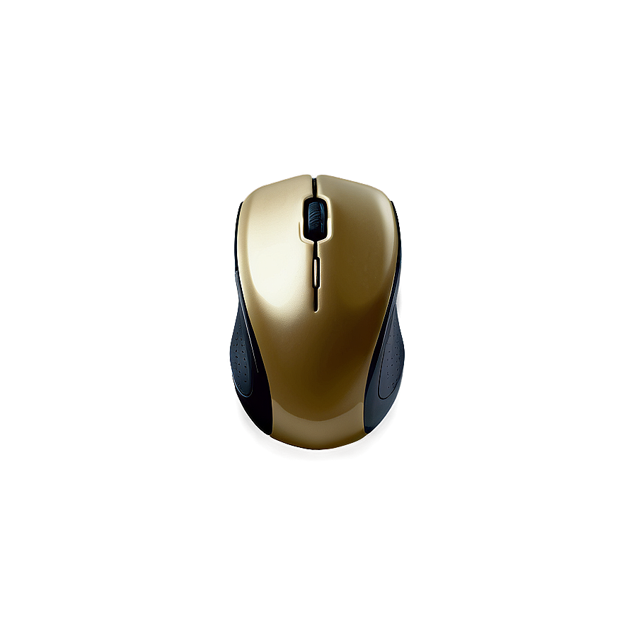 Gold Computer Mouse Png 05252024 PNG image