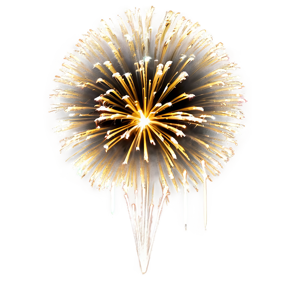 Gold Fireworks Carnival Png Ubf PNG image