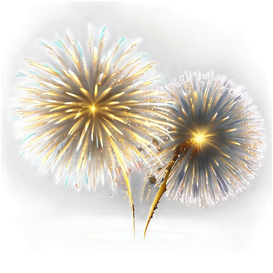 Gold Fireworks Fantasy Png 79 PNG image