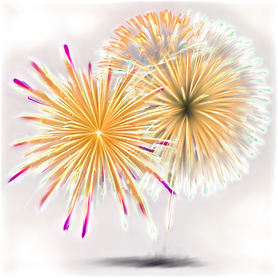 Gold Fireworks Fiasco Png 76 PNG image