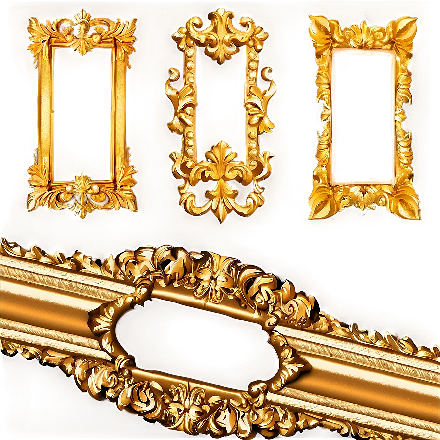 Gold Frame Border Png Jos PNG image