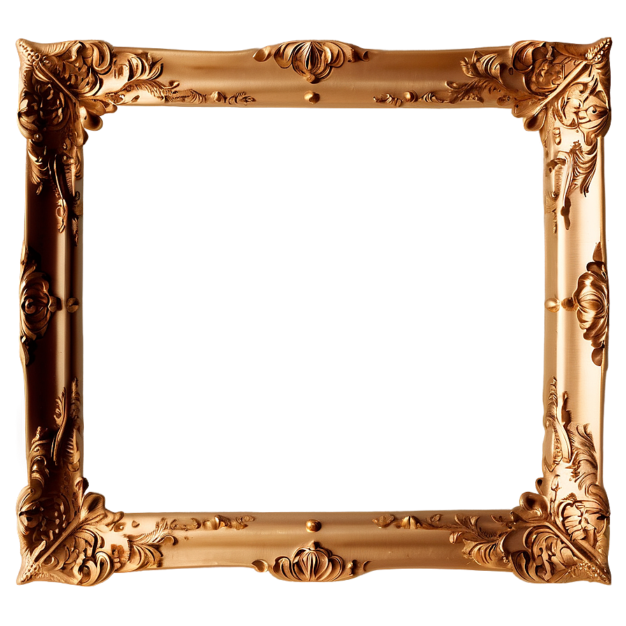 Gold Frame For Artwork Png 76 PNG image