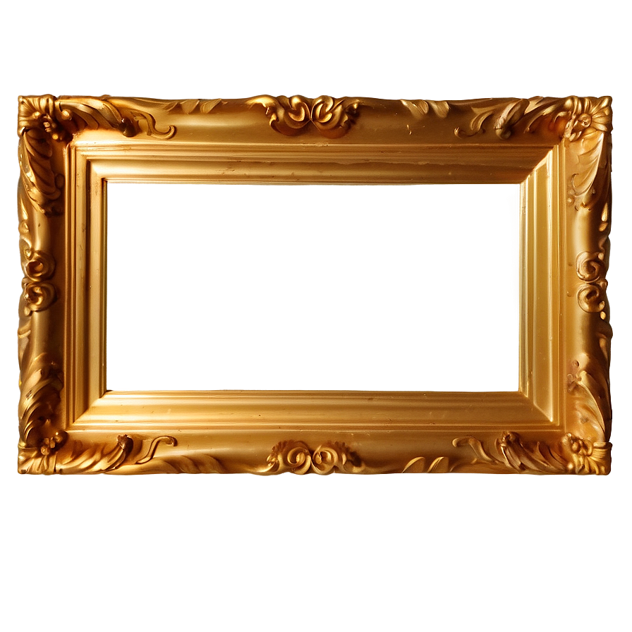 Gold Frame Png 05042024 PNG image