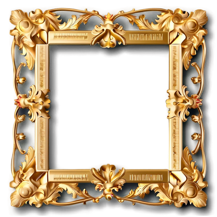 Gold Frame Png Ala PNG image